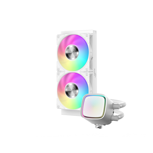 Водяное охлаждение для процессора/ Water Cooling System SAMA L50 360WH (320W, 360mm, White, ARGB/ Fans: 3x120mm, 72.3CFM, 28dBA, 2200RPM/ Pump height 65mm, 30dBA, 3000RPM, Rad thickness 27mm/ S: 1851, 1700, 1200, 115X, AM5, AM4) SAMA