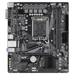 Материнская плата/ MB GIGABYTE INTEL H610 s1700, 2xDDR4(64GB), D-SUB/HDMI 2.1, 1xPCIe 4.0x16, 1xPCIe 3.0, 1xLAN, 4xSATA 6Gb/s, 1xM.2, 2xUSB 3.2, 4xUSB 2.0, 1xPS/2, mATX
