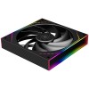 Кулер для корпуса/ Case Cooler Thermalright TL-M14 (140x144x25mm, 4-pin PWM, ARGB, 88.75CFM, 23.7dBA, 1500RPM, Black)