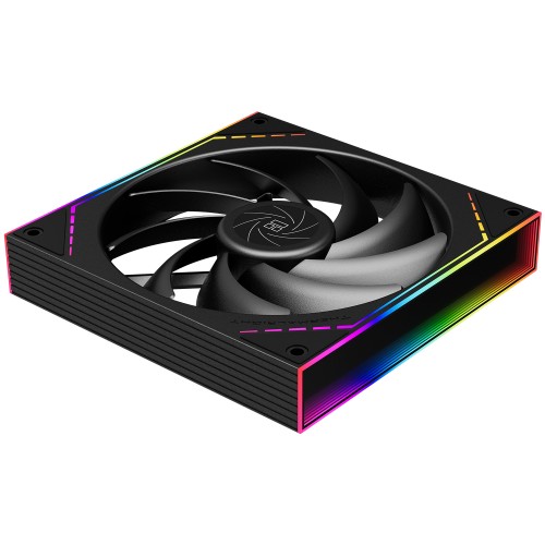 Кулер для корпуса/ Case Cooler Thermalright TL-M14 (140x144x25mm, 4-pin PWM, ARGB, 88.75CFM, 23.7dBA, 1500RPM, Black)
