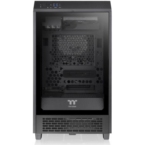 Купить корпус Thermaltake The Tower 200 черный miniITX - 6 вентиляторов 120мм, 4 вентиляторов 140мм, 2xUSB3.0, аудио, без БП [CA-1X9-00S1WN-00]