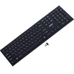 Клавиатура/ Клавиатура беспроводная Acer OKR010 Wireless 2.4G slim Multimedia black
