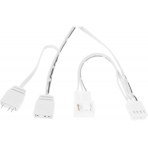 Вентилятор для корпуса Accord ACC-U12 ARGB 120х120x25 белый 4-pin 27дБ (ACC-U12 ARGB WHITE) brown box Accord