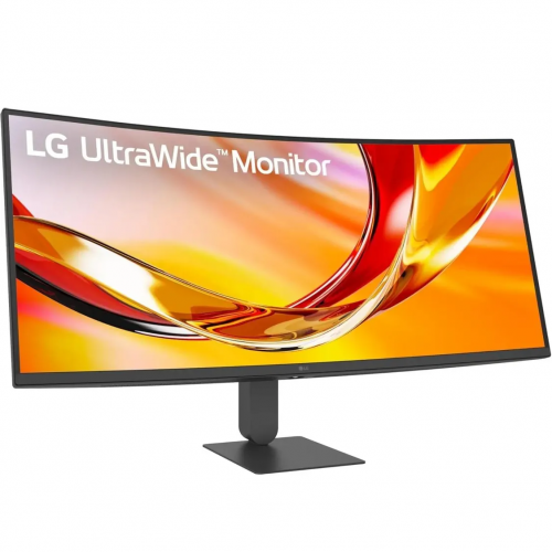 Монитор 34'' LG 34U640B-B/ LG 34U640B-B 34'' Curved 1800R, 3440x1440, VA, 178x178, 300nit, 144Hz, 5ms, 2HDMI/DP, 1USB-C, 2USB-A, LT, ExtPWR, 100x100VESA, Черный, 1y