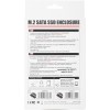 Внешний корпус для SSD AgeStar 3UBNF5C: SATA III, USB 3.0, Type-C, алюминий, черный, M2 2280 B-key
