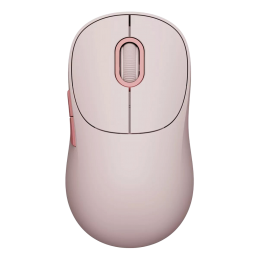 Мышь Xiaomi Wireless Mouse 3 розовый оптическая 1200dpi silent беспров. BT/Radio USB для ноутбука 4but (BHR8911GL)
