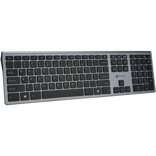 Клавиатура Оклик 890S USB Slim Multimedia серый/черный, 1.6м кабель – идеальный выбор для комфортной работы и игр