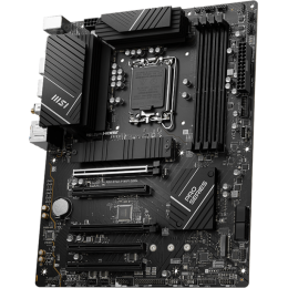 Материнская плата/ MB MSI INTEL B760 s1700, 4xDDR4(128GB), HDMI 2.1/DP, 2xPCIe 4.0x16, 3xPCIe 3.0x16, 1xLAN (2.5GbE), Wi-Fi, BT, 4xSATA 6Gb/s, 2xM.2, 1xUSB-C, 2xUSB 3.2, 4xUSB 2.0, 1xPS/2, ATX