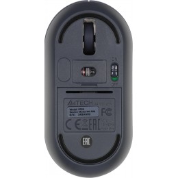 Мышь A4Tech Fstyler FG20 пепельный/синий оптическая 2000dpi беспров. USB для ноутбука 4but (FG20 ASH BLUE)