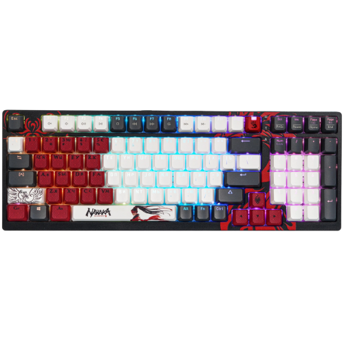 Клавиатура A4Tech S98 Naraka: Механическая Игровая Клавиатура с LED Подсветкой, Черный/Красный USB