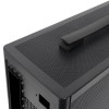 Корпус без блока питания/ Case HSPD M210, Mesh Mid Tower, Black, 0.7 SPCC, 1x90mm mATX, mITX 140/280/150mm 1x2.5", 1x3.5", 4xPCI 1xUSB-A 3.0 302x168x350mm