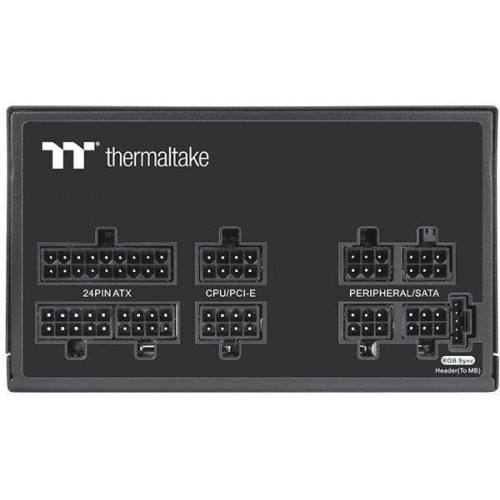 Купить блок питания Thermaltake ATX 650W Toughpower GF1 ARGB 80+ Gold с LED-подсветкой и 9xSATA кабелями