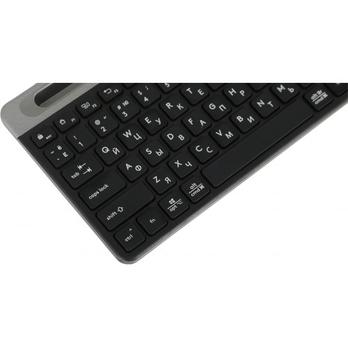 Клавиатура A4Tech FBK25: Беспроводная USB Slim Multimedia в Черном и Сером Цветах