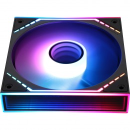 Кулер для корпуса/ Case Cooler Thermalright TL-M12R-S Reverse (124x120x25mm, 4-pin PWM, ARGB, 34.43CFM, 23.2dBA, 1500RPM, Black)