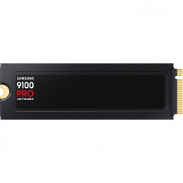 Твердотельный накопитель/ Samsung SSD 9100 PRO, 4000GB, M.2(22x80mm), NVMe 2.0, PCIe 5.0 x4, V-NAND TLC, R/W 14800/13400MB/s, IOPs 2 200 000/2 600 000, TBW 2400, DWPD 0.3, with Heatsink (12 мес.)