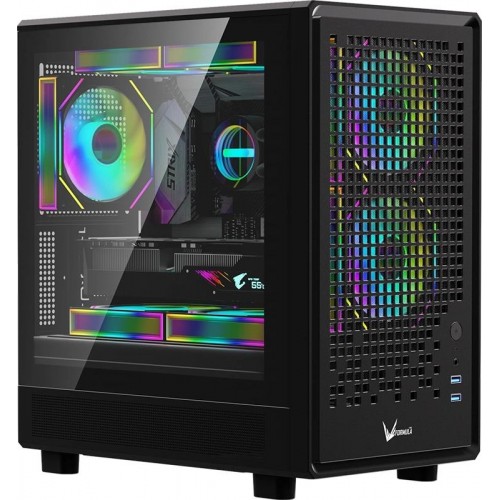 Корпус Formula Air Mesh G2 черный mATX: идеальный выбор для охлаждения с 4x120mm и 2x140mm вентиляторами, 2xUSB3.0 и аудио выходом