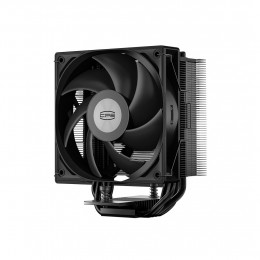 Кулер для процессора/ CPU Cooler PCCooler RT400 BK (235W, 4-pin PWM, 148mm, Al/Cu, 4x6mm, 1x120mm, 73.32CFM, 34.9dBA, 2200RPM, S: 115X/1200/1700/1851 , AMD AM4/AM5, black)