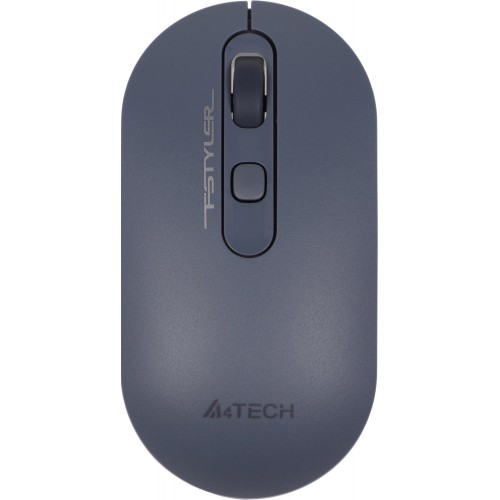 Мышь A4Tech Fstyler FG20 пепельный/синий оптическая 2000dpi беспров. USB для ноутбука 4but (FG20 ASH BLUE)