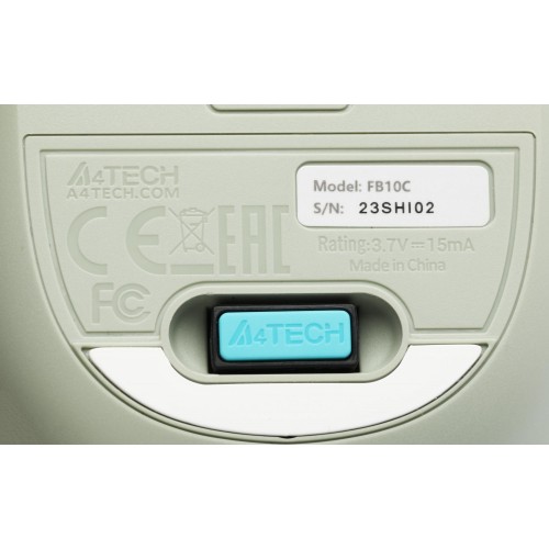 Мышь A4Tech Fstyler FB10C зеленый оптическая 2000dpi беспров. BT/Radio USB 4but (FB10C MATCHA GREEN)