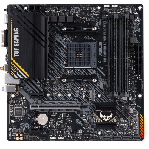 Купить материнскую плату Asus TUF GAMING A520M-PLUS WIFI AM4 - надежность и производительность для геймеров