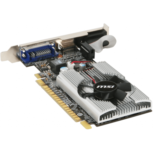 Видеокарта/ VGA MSI NVIDIA GeForce 210 1GB, DDR3/64-bit, PCIe 2.0, 1xD-Sub, 1xDVI-D, 1xHDMI 2.0, 1-slot MSI