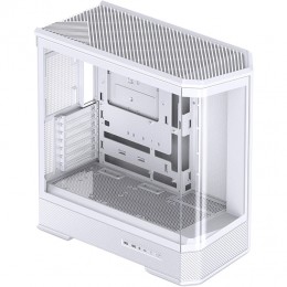 Корпус без блока питания/ Case JONSBO D400, Midi-Tower, TG, no fan, 2xUSB-A 3.0 + 1xUSB-C 3.2, ATX, mATX, mITX White