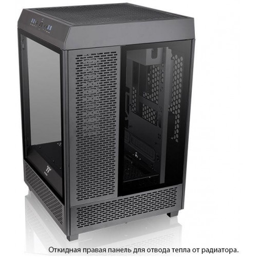 Корпус Thermaltake The Tower 500 черный ATX - идеальный выбор для мощных сборок с 11 вентиляторами и 4xUSB 3.0