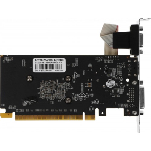 Видеокарта Afox AF730-2048D3L6 NVIDIA GeForce GT 730 2Gb - Высокая производительность для игр и мультимедиа