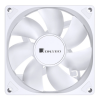 Кулер для корпуса/ Case Cooler JONSBO SL-925W (92x92x25mm, 4-pin PWM, ARGB, 38.2CFM, 33.8dBA, 2200RPM, White) JONSBO