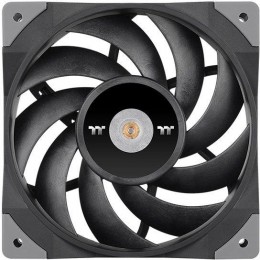 Вентилятор для корпуса Thermaltake Toughfan 12 120х120x25 черный 4-pin 22.3дБ (упак.:2шт) (CL-F082-PL12BL-A) Ret [CL-F082-PL12BL-A]