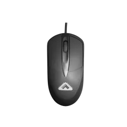 Мышь/ Мышь компьютерная БЕШТАУ проводная М100РУ Две кнопки и колесо прокрутки, USB, 1200 точек на дюйм, 1,8м, черная