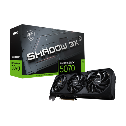 Видеокарта/ GeForce RTX 5070 12G SHADOW 3X OC MSI