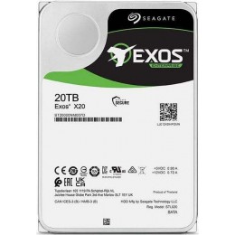 Жесткий диск/ HDD Seagate SATA3 20Tb Exos X20 7200 256Mb OFFICIAL RECERTIFIED 1 year warranty