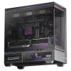 Корпус без блока питания/ Case Thermalright M10 Vision FAN4-C, Mini-Tower, TG, LCD, 4x120mm ARGB, 2xUSB-A 3.0, 1xUSB Type-C, mATX, mITX Black