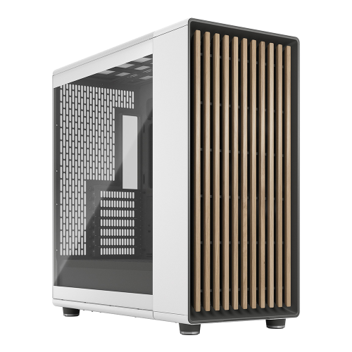 Корпус ПК Fractal Design North XL TG Dark Tint - Стильный Full-Tower с 3 вентиляторами и USB-C в Chalk White