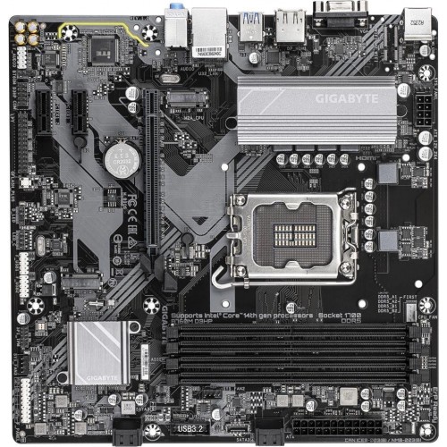 Материнская плата Gigabyte B760M D3HP для Intel 1700: 4xDDR5, mATX, 8ch звук, HDMI и DP