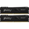 Память оперативная/ Kingston 16GB 3200MT/s DDR4 CL16 DIMM (Kit of 2) FURY Beast Black Kingston