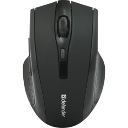 Defender Беспроводная оптическая мышь Accura MM-665 черный,6 кнопок,800-1200 dpi