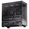 Корпус без блока питания/ Case Thermalright M10 Vision FAN4-C, Mini-Tower, TG, LCD, 4x120mm ARGB, 2xUSB-A 3.0, 1xUSB Type-C, mATX, mITX Black