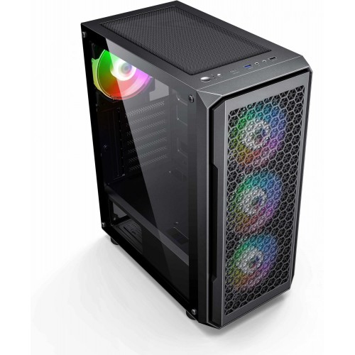 Корпус Accord 3338 черный ATX 1xUSB2.0 1xUSB3.0 audio bott PSU  Accord