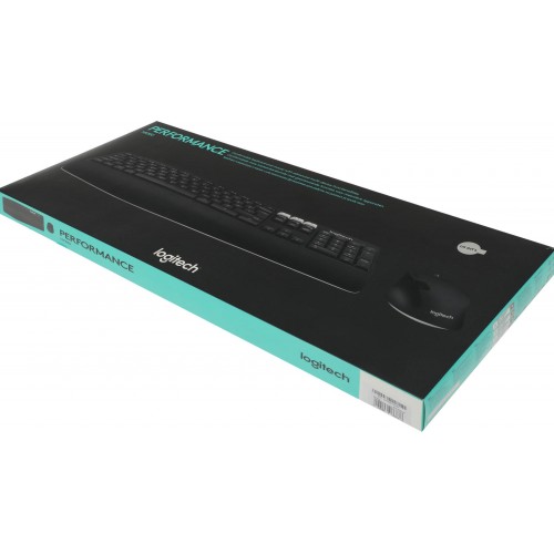 Клавиатура и мышь Logitech MK850: беспроводной комплект черного цвета для мультимедиа (920-008486)