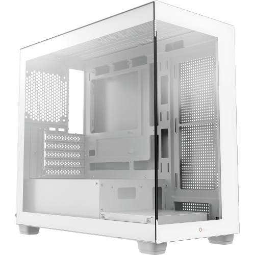 Корпус ПК Ocypus Gamma C52 WH Mini-Tower без блока питания - стильный белый кейс для mATX и mITX с USB 3.0