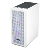 Корпус без блока питания/ Case PCCooler MA100 MESH WH, Midi-Tower, TG, Mesh, 3x120mm ARGB, 1xUSB-A 3.0 + 2xUSB-A 2.0, ATX, mATX, mITX White
