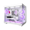 Корпус PCCooler C3T500 ARGB WH - Midi-Tower с 6x120mm ARGB, USB-C 3.1 и поддержкой ATX/mATX/mITX