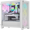 Корпус без блока питания/ Case Corsair iCUE 4000D RGB Airflow, Midi-Tower, TG, 3x120mm RGB, 1xUSB-A 3.2, 1xUSB 3.2 Type-C, E-ATX, ATX, mATX, mITX White Corsair