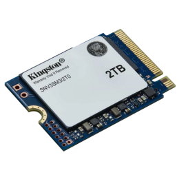 Твердотельный накопитель/ Kingston SSD NV3, 2000GB, M.2(22x30mm), NVMe, PCIe 4.0 x4, 3D TLC, R/W 6000/5000MB/s, TBW 640, DWPD 0.2 (60 мес)