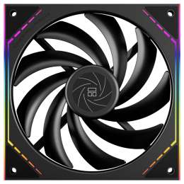 Кулер для корпуса/ Case Cooler Thermalright TL-M14 (140x144x25mm, 4-pin PWM, ARGB, 88.75CFM, 23.7dBA, 1500RPM, Black)