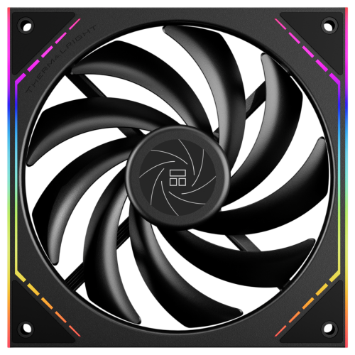 Кулер для корпуса/ Case Cooler Thermalright TL-M14 (140x144x25mm, 4-pin PWM, ARGB, 88.75CFM, 23.7dBA, 1500RPM, Black)