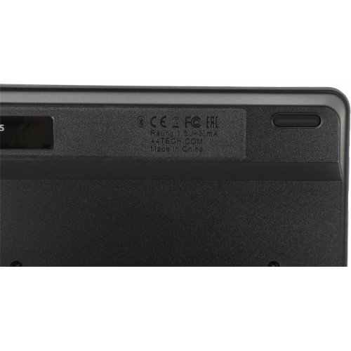 Клавиатура A4Tech FBK25: Беспроводная USB Slim Multimedia в Черном и Сером Цветах