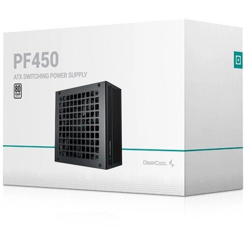 Блок питания Deepcool ATX 450W PF450 V2 80 PLUS WHITE с 120mm вентилятором и 6xSATA - надежное решение для вашего ПК